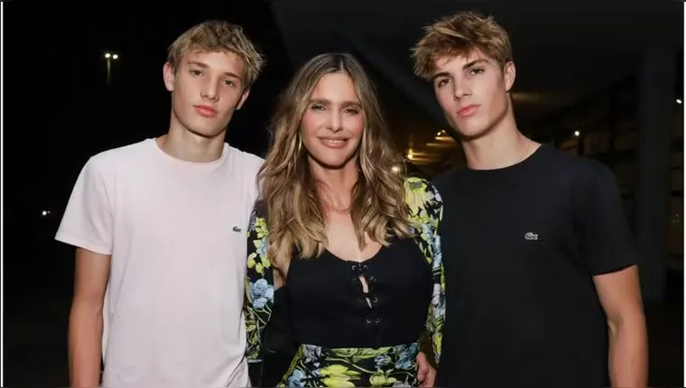 Fernanda Lima expõe conversa séria com os filhos gêmeos