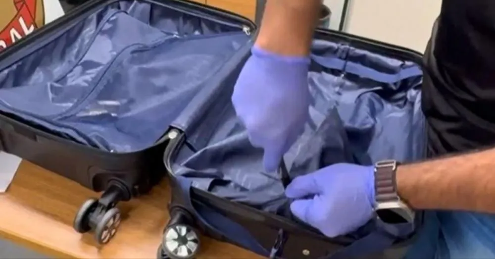 Canadense é denunciado por tráfico internacional após ser preso com 4,25 kg de cocaína no Aeroporto de Belém. | Divulgação