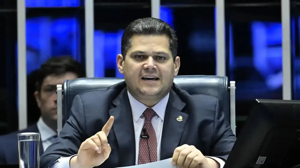 O presidente do Senado, Davi Alcolumbre (União-AP) | Andressa Anholete/Agência Senado