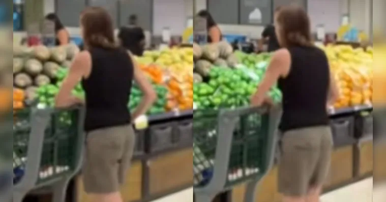 Suzane Richthofen é flagrada fazendo compras em mercado e reage