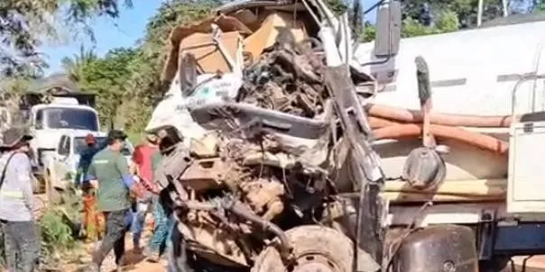 Motorista de caminhão limpa-fossa morre em colisão na estrada do Aterro Sanitário de Marabá
