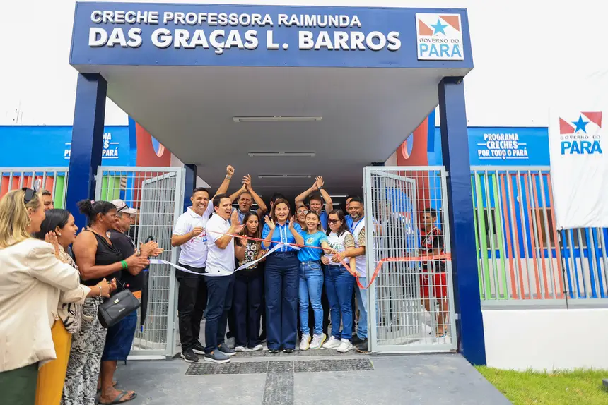 Governadora Hana Ghassan entrega 6ª creche no Marajó e amplia educação infantil na região