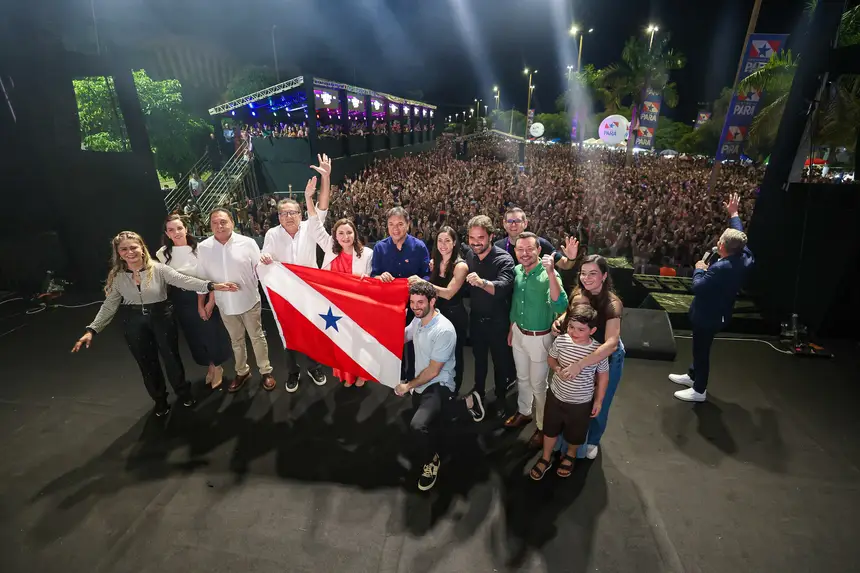 “Vem Louvar Pará” reúne 50 mil pessoas em Marabá com grandes nomes da música gospel