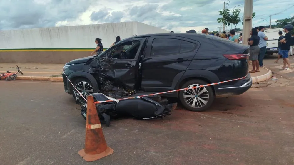 Jovem de 24 anos morre em grave colisão no Bairro Cidade Nova, em Canaã dos Carajás