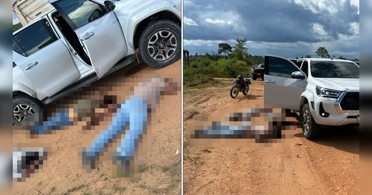 Três homens são encontrados mortos em caminhonete no Pará
