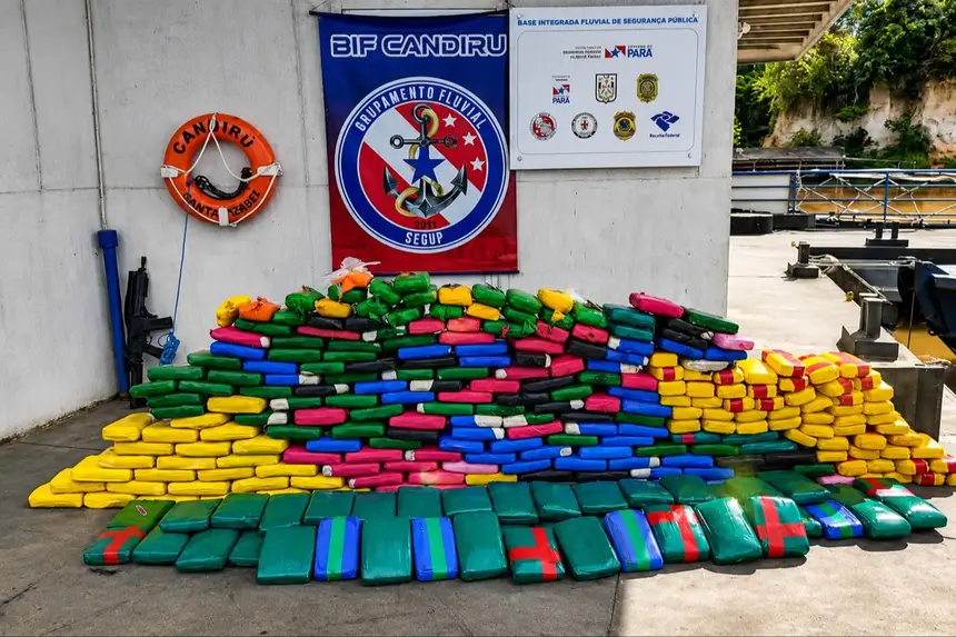 Base Candiru apreende quase meia tonelada de drogas em uma semana nos rios do Pará
