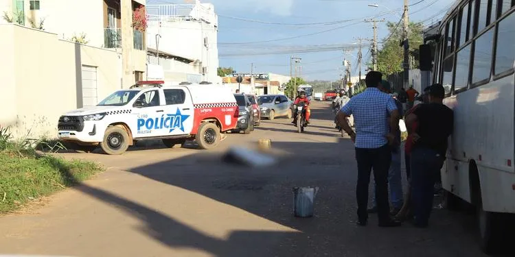 O crime ocorreu na rua Afro Sampaio, no bairro Belo Horizonte, no Núcleo Cidade Nova, em Marabá (Foto: Portal Correio de Carajás)