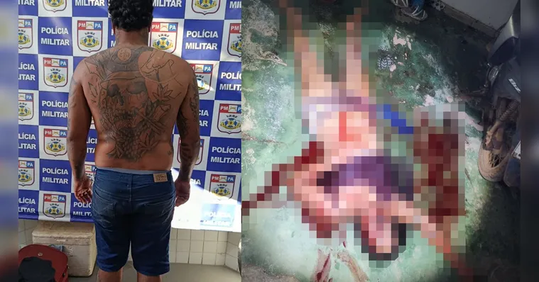 Homem foi encontrado após o crime, que foi localizado devido câmeras de monitoramento | Divulgação