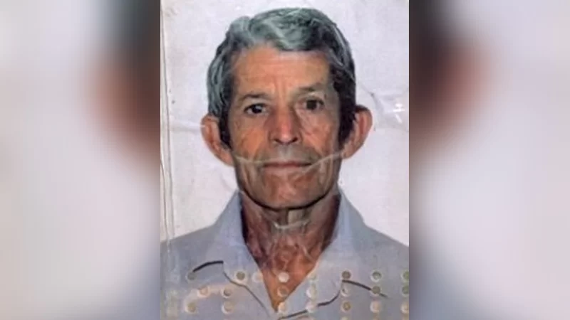 José Souza, de 76 anos, estava fora de casa desde o final do dia anterior/ Foto: Divulgação