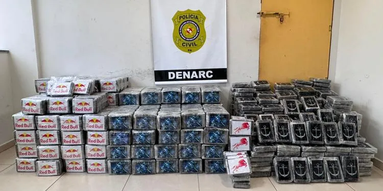 De acordo com a PC, a droga vai ser periciada pela Polícia Científica do Pará e as investigações seguem para identificar os envolvidos (Foto: Divulgação / PC)