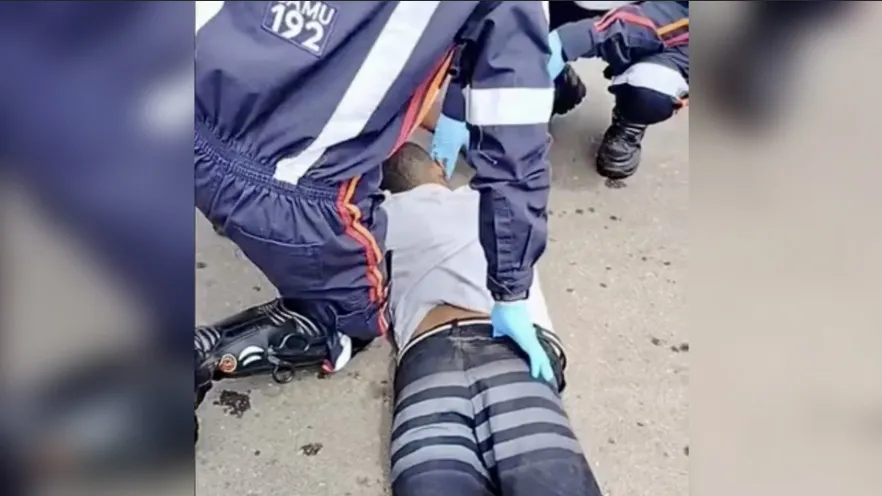 Homem morreu após ser atropelado por caminhão na Avenida Liberdade, em Parauapebas