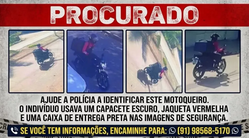 Homem que feriu criança está sendo procurado na região de Parauapebas Foto: Divulgação