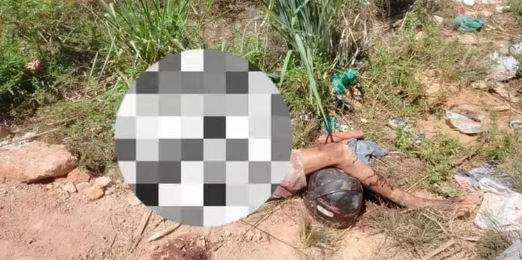 Homem foi encontrado morto com várias perfurações em Canaã dos Carajás. (Reprodução Redes Sociais)